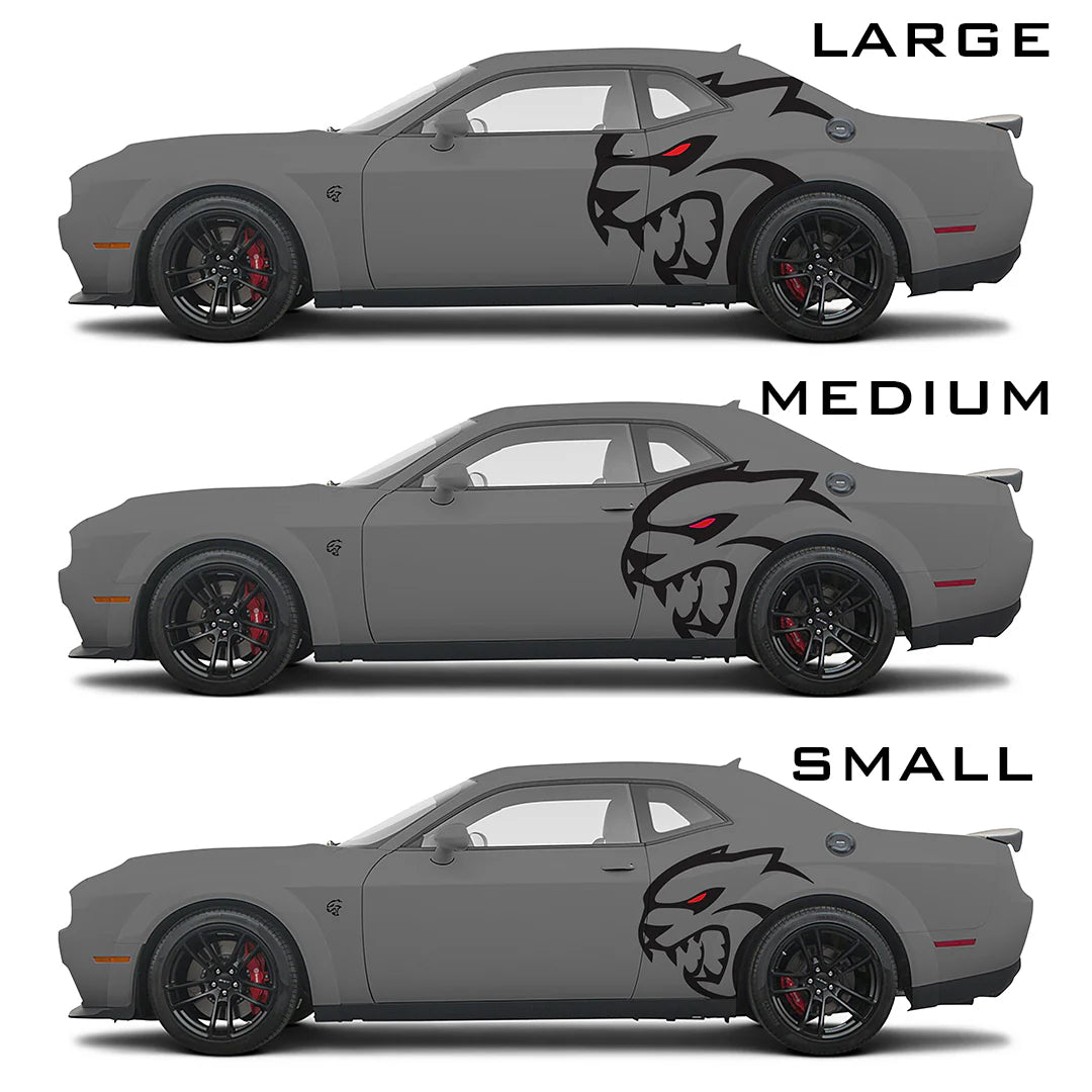 Dodge Charger / Challenger Hellcat Decal Kit