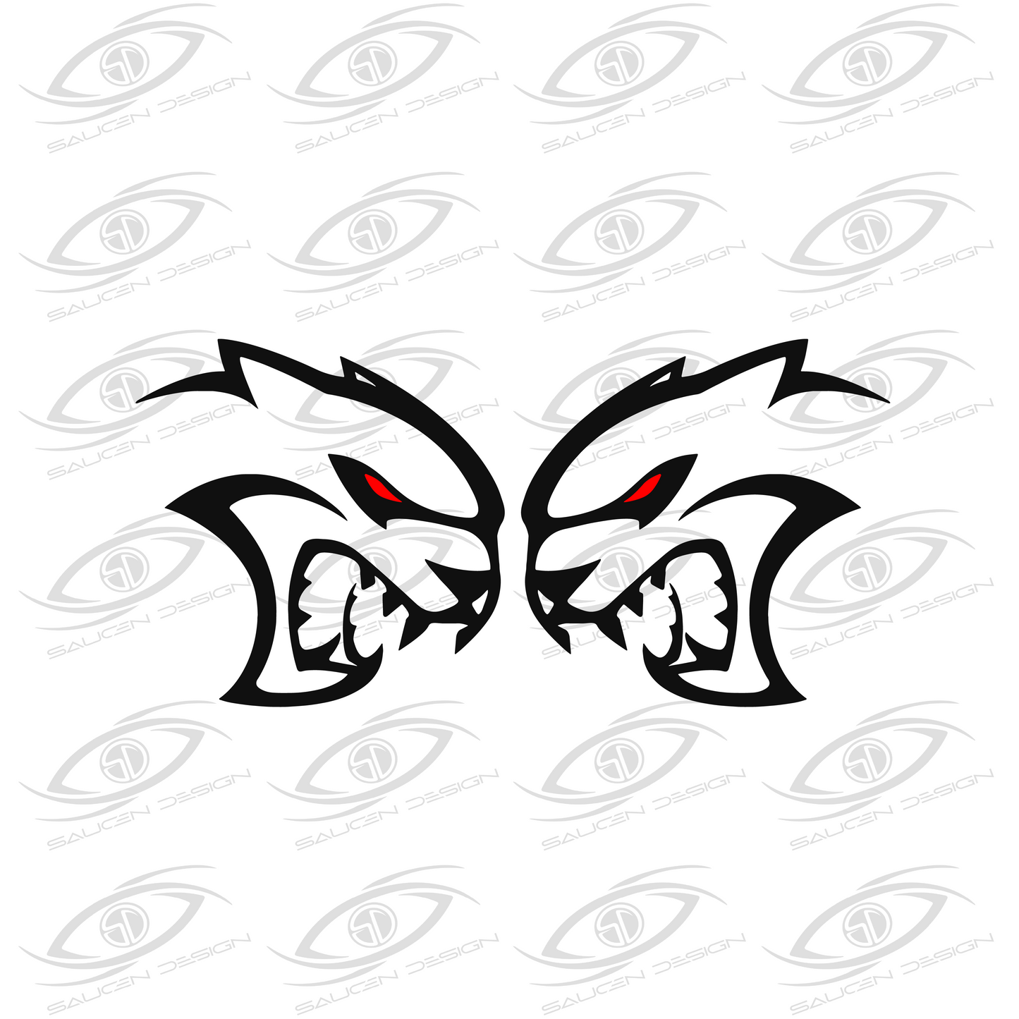 Dodge Charger / Challenger Hellcat Decal Kit