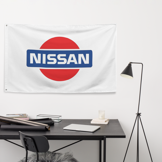 Nissan 1978 - 2001 Logo Flag