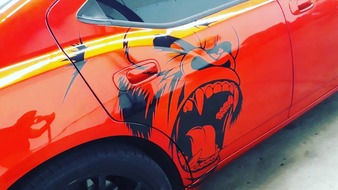 Angry Gorrila Livery - Large Vehicle Graphics Vinyl