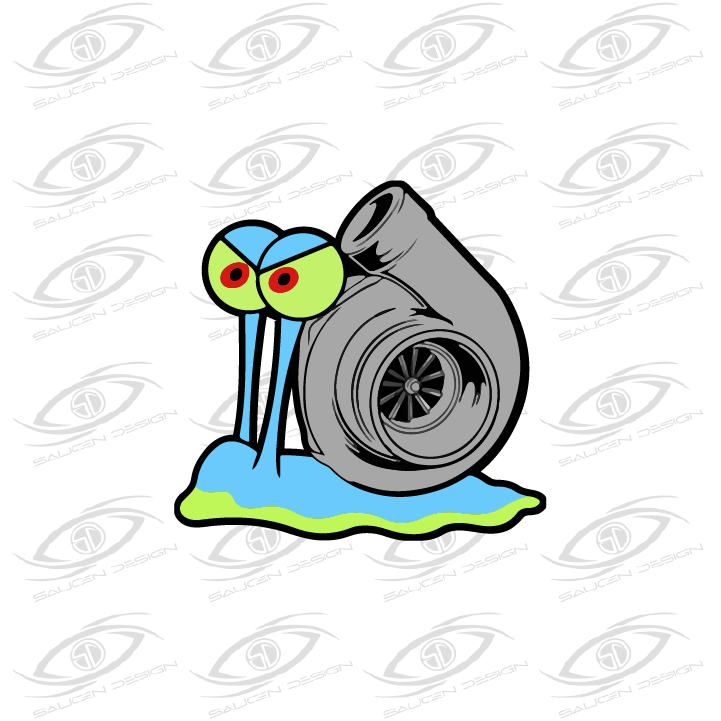 BOOSTED GARY - Spongebob Decal