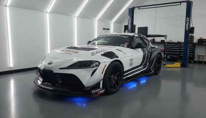 2022 Toyota Supra GR – Satin White & Satin Black SW900 Wrap