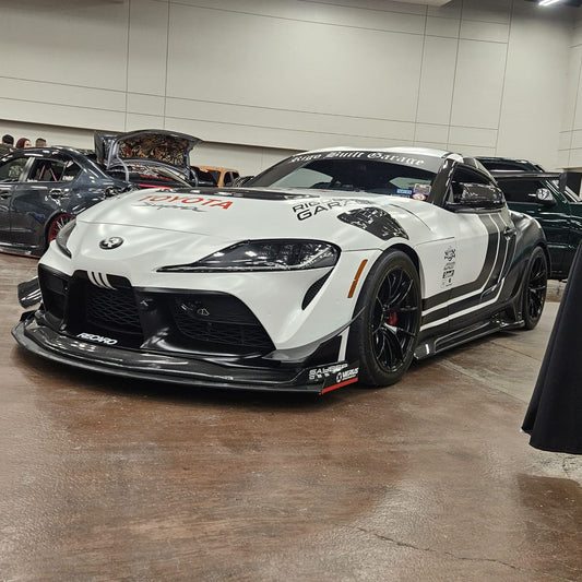 2022 Toyota Supra GR – Satin White & Satin Black SW900 Wrap