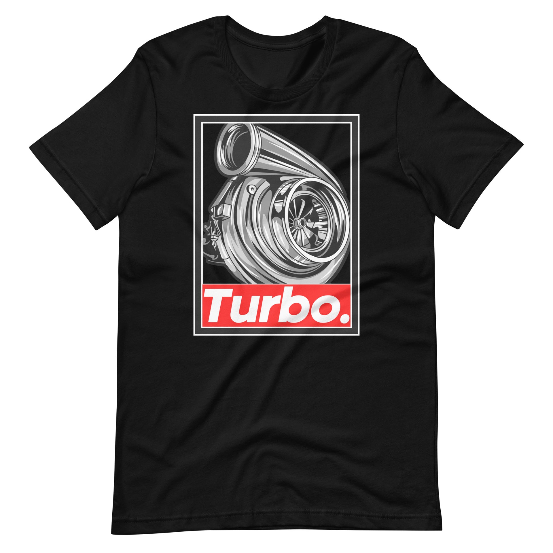 Men's Turbo Snail Boosted T-Shirt - Funny Graphic Tee, 100% Cotton, Regular Fit, Machine Washable