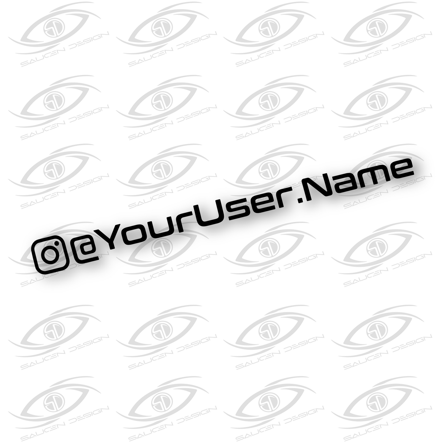 Custom Instagram Decal